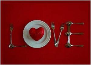 ideas para decorar la mesa en San Valentín